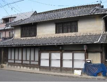 近世山陽道の町並み（今津）